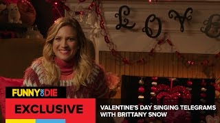 Valentine's Day Singing Telegrams with Brittany Snow