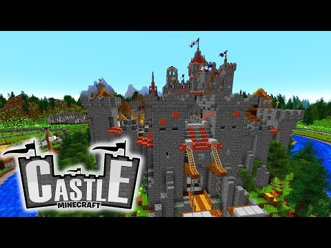 A new project starts!  Epic castle?  - Minecraft CASTLE #01 - Ancient Warfare 2 mod