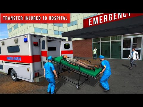 Flying City Ambulance Rescue Simulator 2020 - Emergency Policeman Drive #02 - Best Android GamePlay