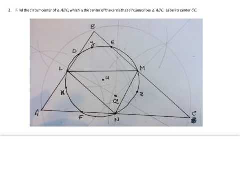 Geo L32 Construct a nine point circle