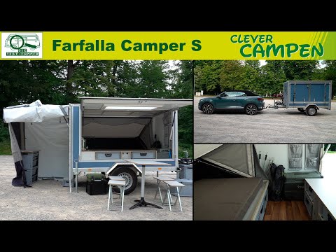 Farfalla Camper S - A small trailer that packs a punch - at a confident price - Clever Camping