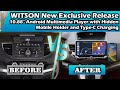 Android Multimedia with Hidden Mobile Holder and Type-C---WITSON Exclusive Release(WT9902Z)