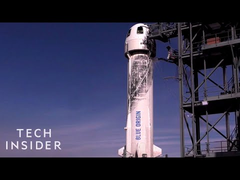 觀看傑夫-貝佐斯的藍色起源火箭進入太空並降落在地球。 (Watch Jeff Bezos' Blue Origin Rocket Go To Space And Land Back On Earth)