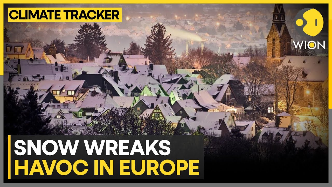 Deadly Cold Snap Across Europe Causes Accidents; Six Dead | WION CLIMATE TRACKER
