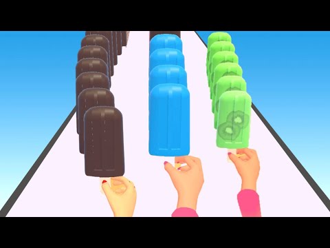 Popsicle Stack - All Levels Gameplay Android,ios game Mobile Game New Update Part 13 (Levels 66)