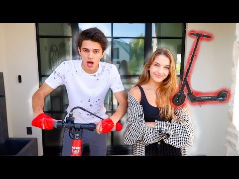 TAPING MYSELF TO A SCOOTER FOR 24 HOURS! (bad idea) | Brent Rivera Video