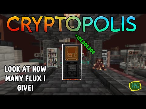 (#19) WIRELESS ENERGY! Getting into the FLUX Network Mod (Cryptopolis - Minecraft 1.19.2)