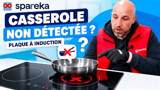 Plaque à induction qui ne détecte pas les casseroles : que faire ?