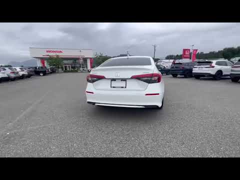 2022 Honda Civic Sedan Touring CVT in White for sale at Murray Honda in Chilliwack, BC