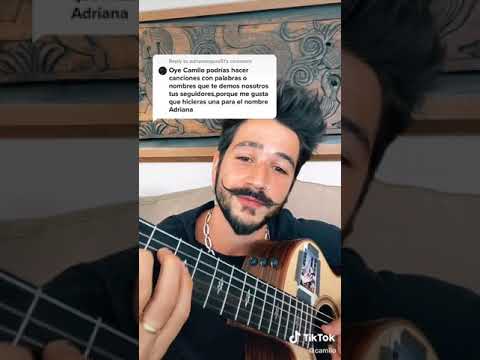 Camilo compone una canción a Adriana (Tik Tok)