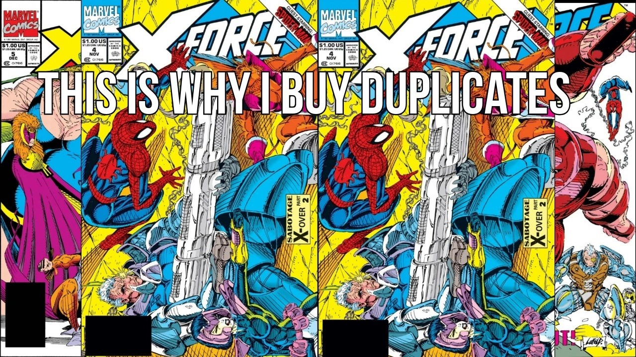 Why I Buy Duplicate Comics | X-Force 3, 4 &  5 Breakdown (Marvel 1991, Newsstand, Spec Picks)