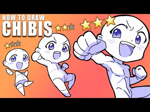 How to Draw 3 Types of Chibis
