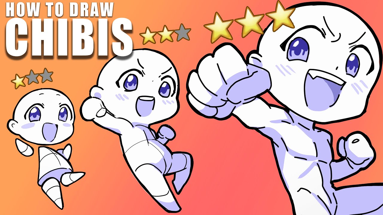 How to Draw 3 Types of Chibis