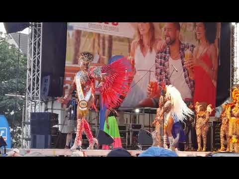 Brasil Carnival stars with Samba Queen from Rio de Jeneiro