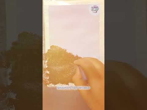 Beautiful Sky & Flower Painting 🌸☁️ | Shaima’s Art World