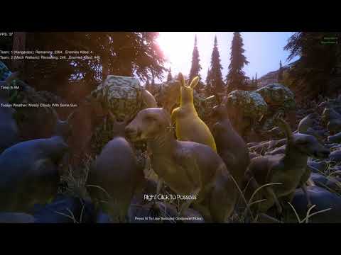 5000 Kangaroos Vs 250 Mech Walkers