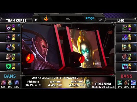 LMQ vs Curse Game 4 | 3rd place decider NA LCS Summer 2014 Playoffs | LMQ vs CRS G4 PAX S4 Regionals