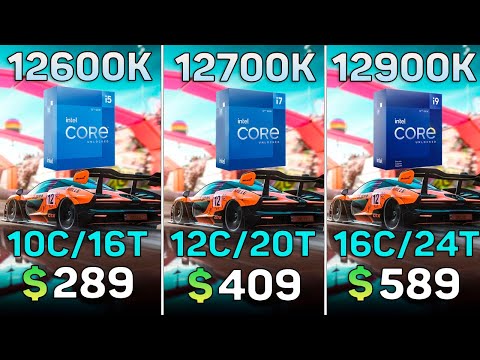 i5 12600K vs i7 12700K vs i9 12900K