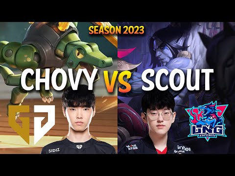 Gen Chovy vs LNG Scout - Chovy RENEKTON vs SYLAS Mid - KR Ranked