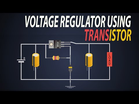 Voltage Regulator using Transistor | Series Voltage Regulator | cheap Voltage Regulator