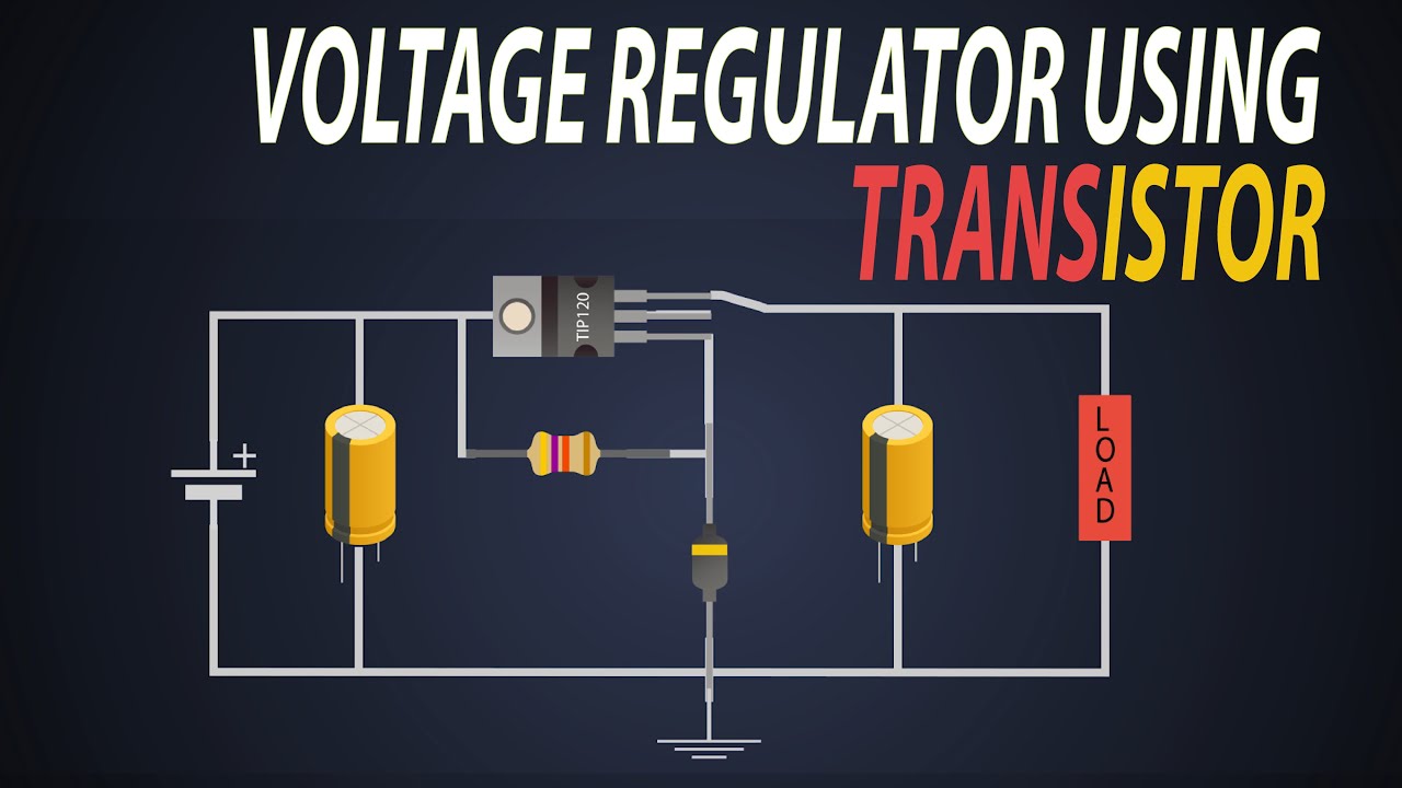 Voltage Regulator using Transistor | Series Voltage Regulator | cheap Voltage Regulator