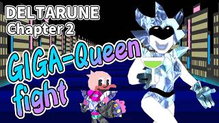 【DELTARUNE】Paper Giga Queen fight ギガクイーン戦【Paper Mario style】