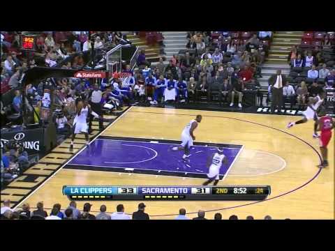 Jamal Crawford 25 points (4 3 pointer) vs Sacramento Kings full highlights preseason 10/15/2013