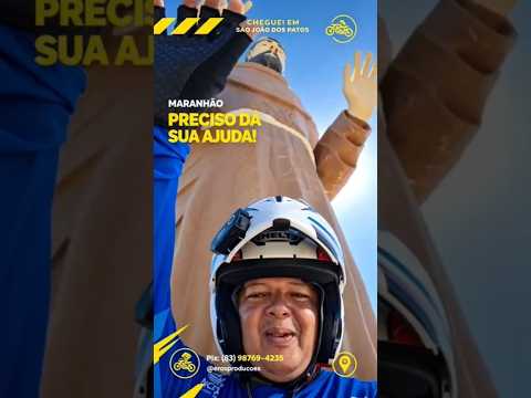 SÃO JOÃO DOS PATOS — MARANHÃO! A ESTÁTUA E A HISTÓRIA! PRECISO DA SUA AJUDA! 🟨🏍️