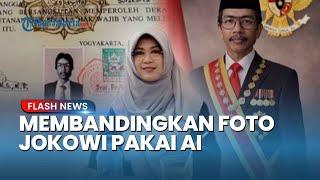 Pakai Bantuan AI! Dokter Tifa Bandingkan Wajah Jokowi dari Wisuda 1985 hingga Jadi Presiden 2014
