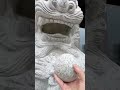 How Do Stone Lions Get Their Magic Balls? 🤔#StoneLions #MagicBall #Sculpture #Mystery