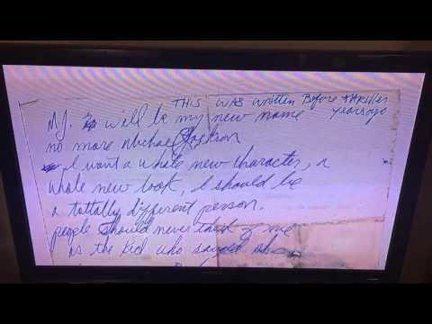 Michael Jackson's Letter to Himself as a Child