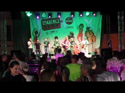 Utcazene Feszitvál Veszprém 20 július 2016 - Krakow Street Band