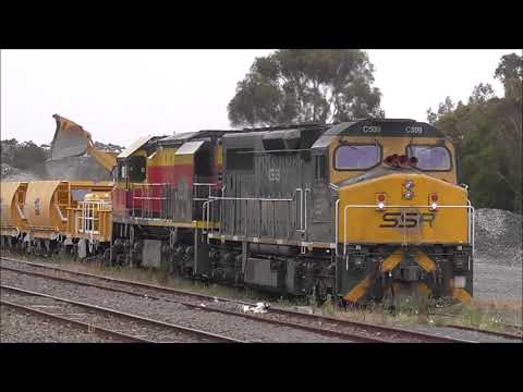 C509 & BRM001 SSR/ARTC ballast train at Maroona Sun 1 December 2024
