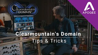Video thumbnail for Clearmountain's Domain Tips & Tricks with Bob Clearmountain | Mix with the Masters by Apogee Electronics