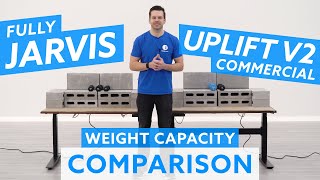 Fully Jarvis vs. Uplift v2 Commercial Standing Desk Weight C