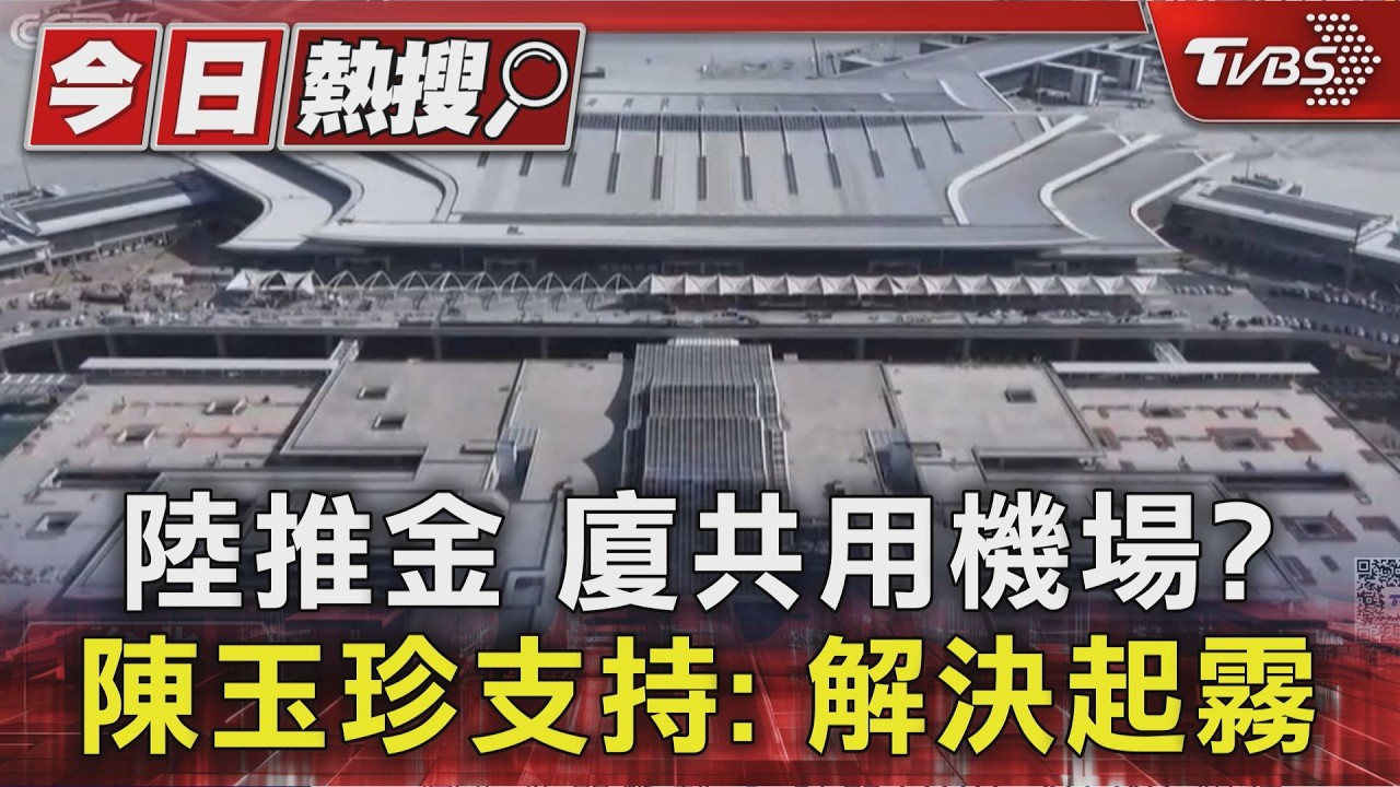影音/陸推金廈共用機場? 陳玉珍支持:解決起霧
