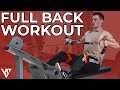 Full Upper Back Workout for Wider Lat Muscles | VShred