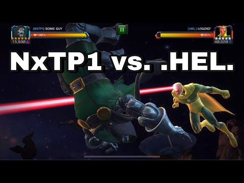 [WAR2-T2: S25] Doom vs. OG Vision Mini on Node 54 (AOE & IPG) | Marvel Contest of Champions