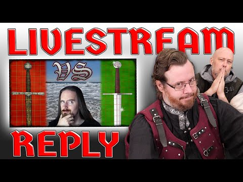 REPLY to Skallagrim's "Awful" Medieval Swords VS. "Perfect" Modern Swords | SHADIVERSITY LIVESTREAM