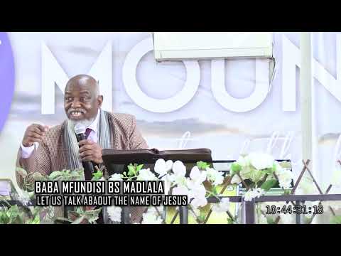 PASTOR BS MADLALA - LET US TALK ABOUT JESUS