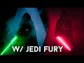 Luke & Anakin Skywalker w/ A Jedi's Fury OST || Hallway Scenes Edit (Mandalorian Season 02x08)