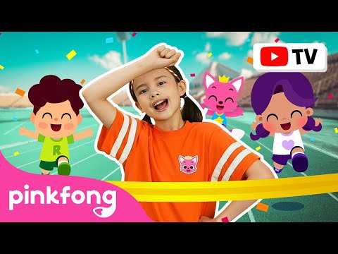 レッツ・ラン・ア・レース!| ダンス・アロング｜キッズ・ライムス｜みんなで踊ろう!| ピンクフォング・ソングス (Let's Run a Race! | Dance Along | Kids Rhymes | Let's Dance Together! | Pinkfong Songs)