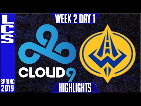 C9 vs GGS Highlights | LCS Spring 2019 Week 2 Day 1 | Cloud9 vs Golden Guardians