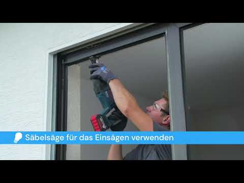 Fenster richtig ausbauen - Anleitung Schritt 2