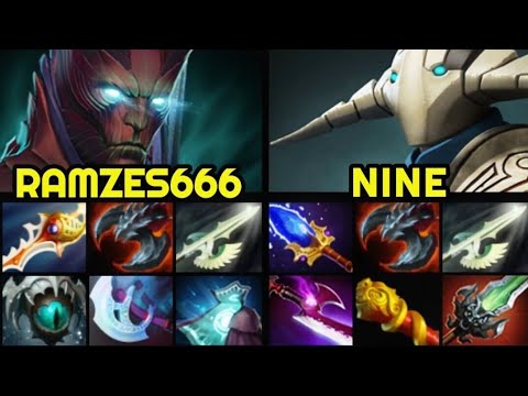 RAMZES666 vs NINE - Divine Rapier Terrorblade vs SUPERMAN Build Sven 7.27 Dota 2