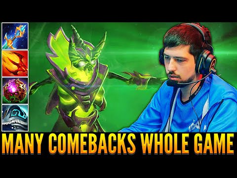 👉 W33 Pugna GOD Play In A Hard Game With Bad Carry - Many Comebacks Whole Game