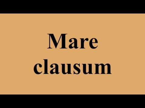 Mare clausum