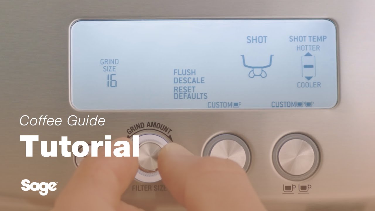 How to adjust the shot volume and temperature