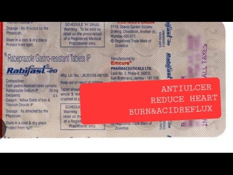 Rabeprazole Gastro resistant tablets IP 20 mg.#Rabeprazole 20 mg. tablets use in hindi.#rabifast 20