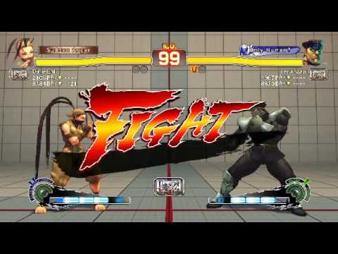 usfIV battle: Diniel_M (Ibuki) vs renanzap (M. Bison)